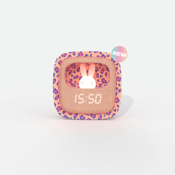 Billy Clock - Light and Clock - Leopard Rose Billy Clock - Light and Clock - Leopard Rose