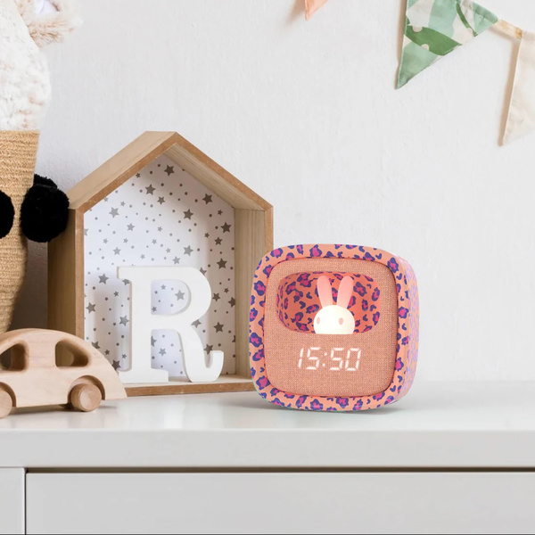 Billy Clock - Light and Clock - Leopard Rose - 1 Billy Clock - Light and Clock - Leopard Rose - 1