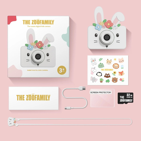 Zoo Friends Children's Digital Camera – Rabbit Flower - 2 Zoo Friends Children's Digital Camera – Rabbit Flower - 2