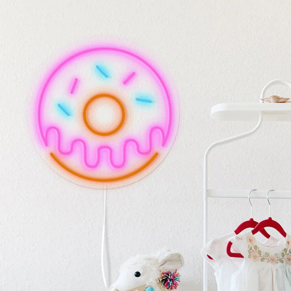 Donut Neon - Επιτοίχιο USB Φωτιστικό LED CANDY SHOCK, 40cm - 1 Donut Neon - Επιτοίχιο USB Φωτιστικό LED CANDY SHOCK, 40cm - 1