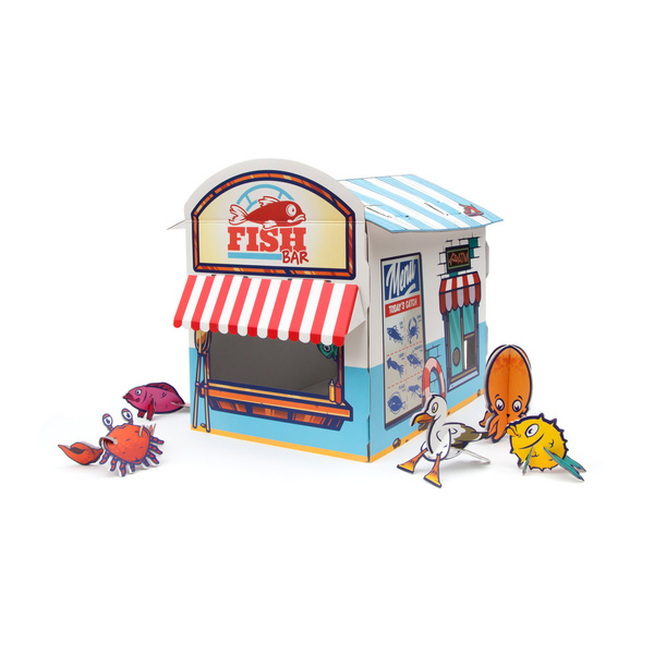 Παιχνίδι Γάτας Κιόσκι 36 x 38 x 44 cm - 1 Παιχνίδι Γάτας Κιόσκι 36 x 38 x 44 cm - 1