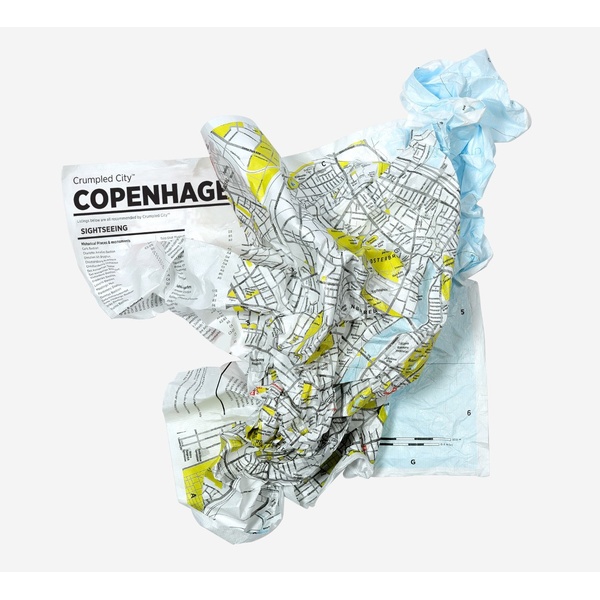 Crumpled City Map Paris - 1 Crumpled City Map Paris - 1