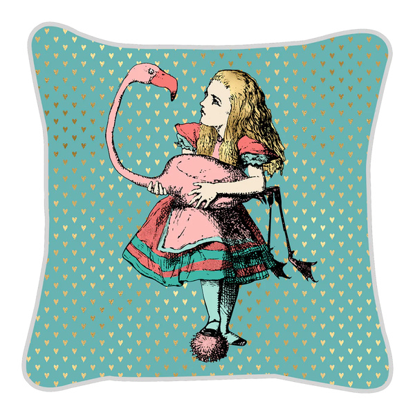 Cushion Alice Flamingo Heart - 45x45 cm