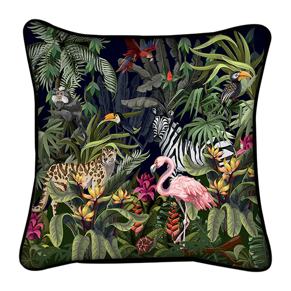 Cushion Botanical Flamingo - 45x45 cm