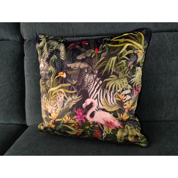 Cushion Botanical Flamingo - 45x45 cm - 1