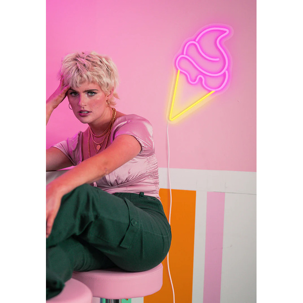 Παγωτό Neon - Επιτοίχιο USB Φωτιστικό LED CANDY SHOCK, 40cm - 3 Παγωτό Neon - Επιτοίχιο USB Φωτιστικό LED CANDY SHOCK, 40cm - 3