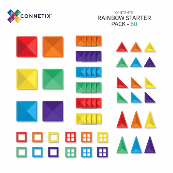 Rainbow Starter Pack - 60 Pcs - 3 Rainbow Starter Pack - 60 Pcs - 3