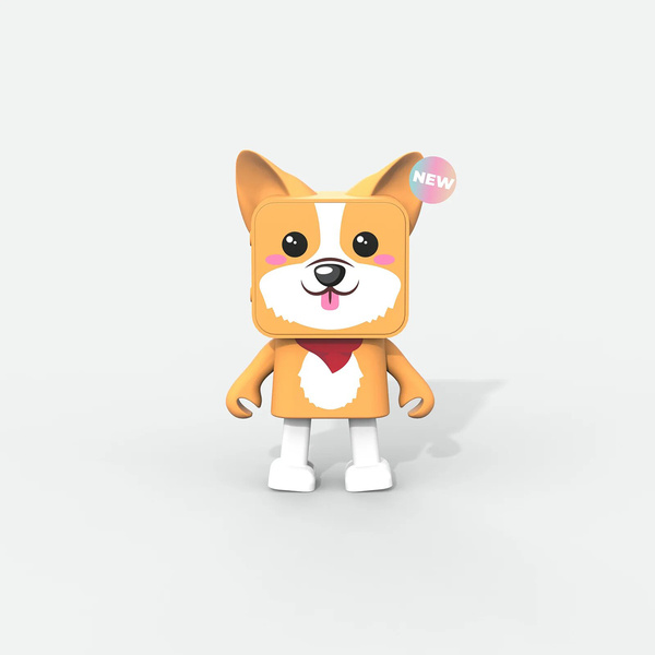 Speaker Dancing Animal Bluetooth, Corgi Dog - MOB