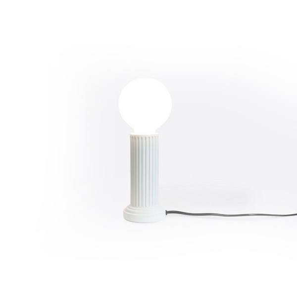 Athena Lamp 10x8x15cm - White