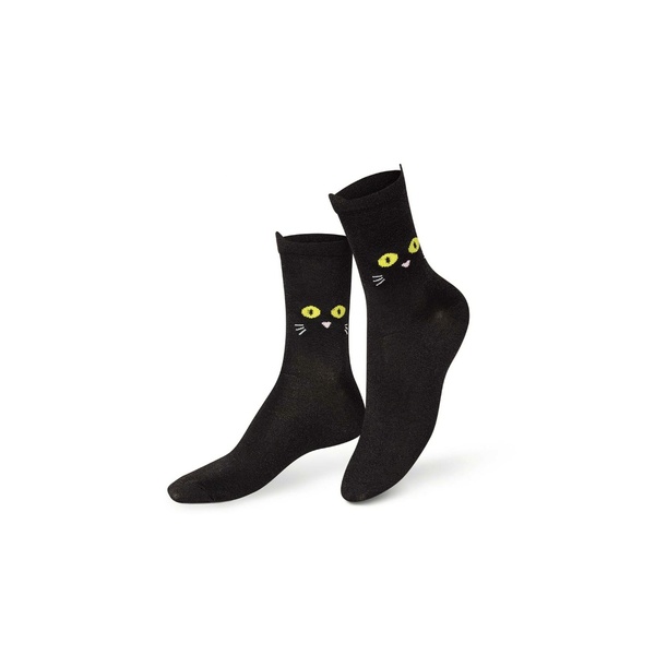 Socks - Cat Walk Black - 2