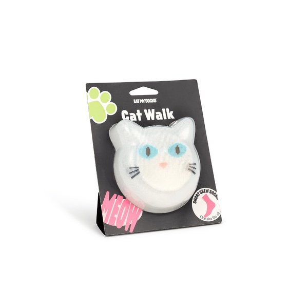 Socks - Cat Walk White