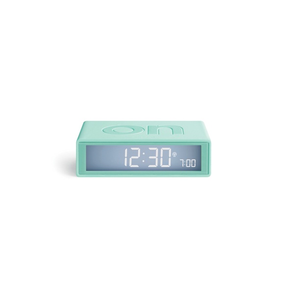 Alarm Clock LCD Screen, Reversible LEXON® FLIP + - Mint Green - 1