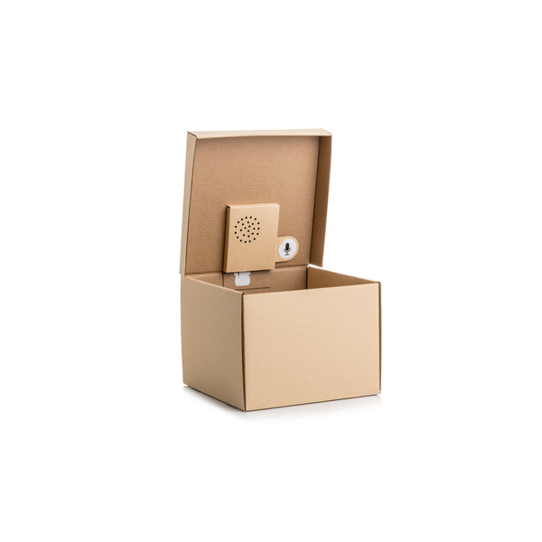Κουτί δώρου με δυνατότητα εγγραφής φωνητικού μηνύματος 19.5 x 14.3 x 19.1 cm - 1