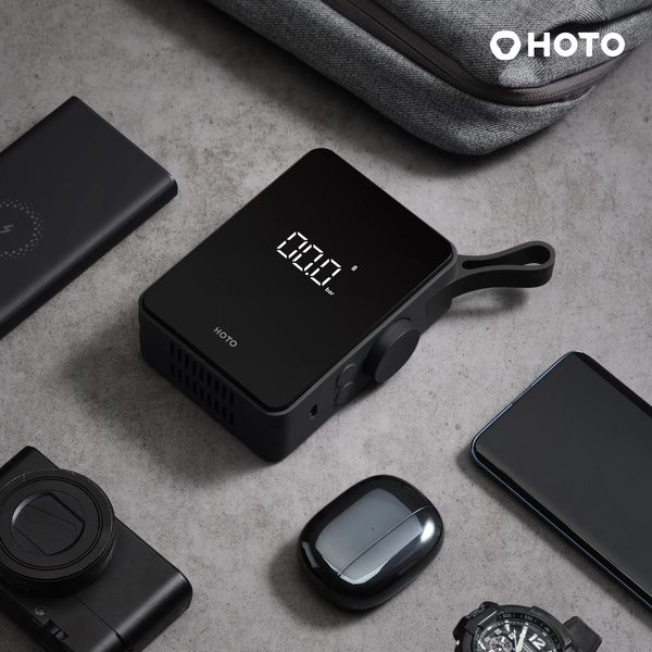 Portable Electric Tire Inflator - HOTO - 1 Portable Electric Tire Inflator - HOTO - 1