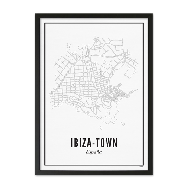 Ibiza - City Print - A4 (21 x 30cm) - 1