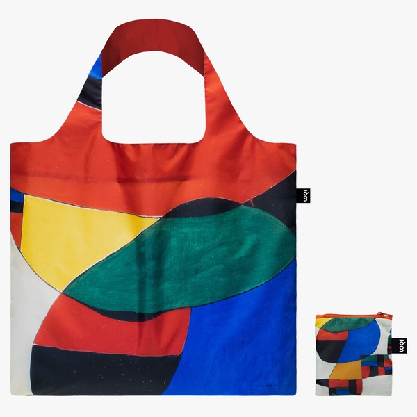 LOQI Bag Recycled | Joan Miro -  Woman, Bird and Star - 2