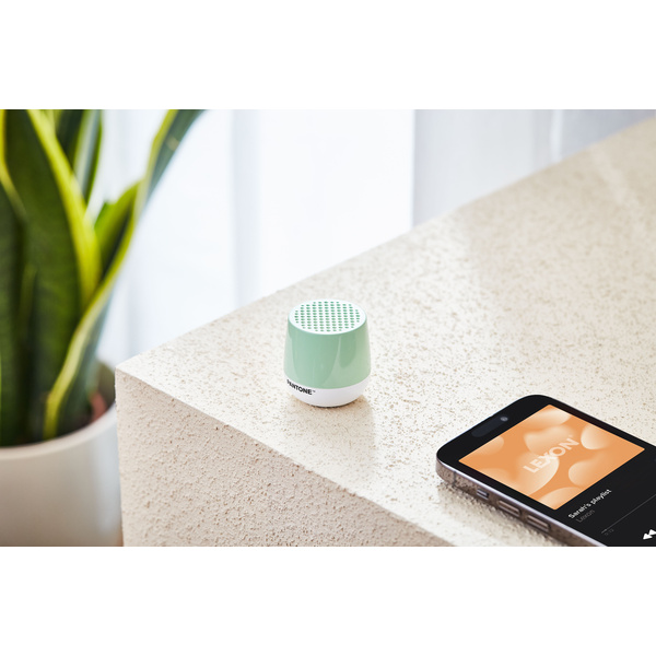 Lexon x Pantone | Φορητό Ηχείο Bluetooth Mino+ - Pastel Green - 1 Lexon x Pantone | Φορητό Ηχείο Bluetooth Mino+ - Pastel Green - 1