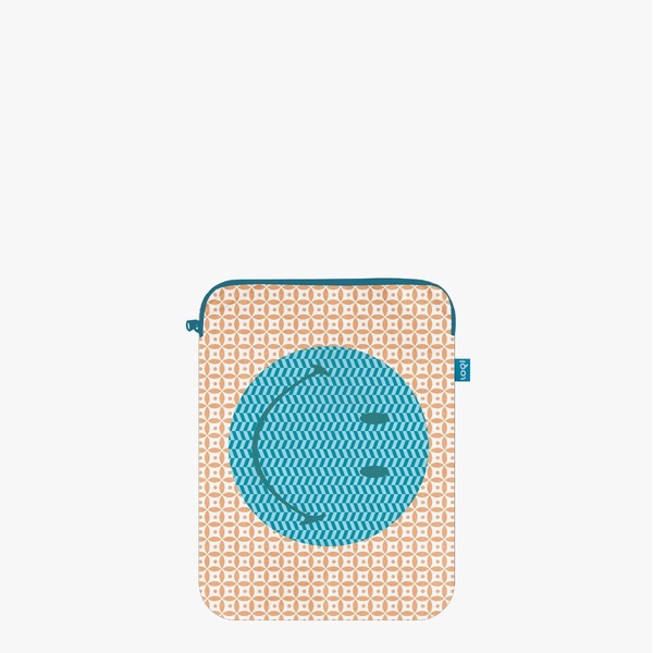 LOQI Laptop Cover | Smiley Tyvek geometric - 1 LOQI Laptop Cover | Smiley Tyvek geometric - 1