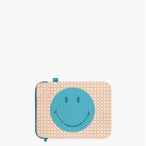 LOQI Laptop Cover | Smiley Tyvek geometric - 2 LOQI Laptop Cover | Smiley Tyvek geometric - 2