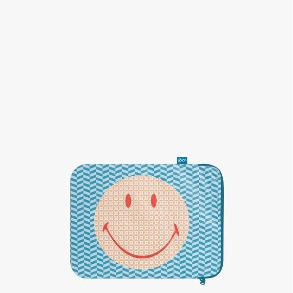 LOQI Laptop Cover | Smiley Tyvek geometric - 3 LOQI Laptop Cover | Smiley Tyvek geometric - 3