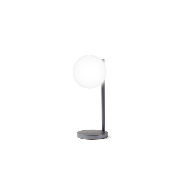 Desk lamp with Charger - LEXON® BUBBLE LAMP - Gun Metal - 8