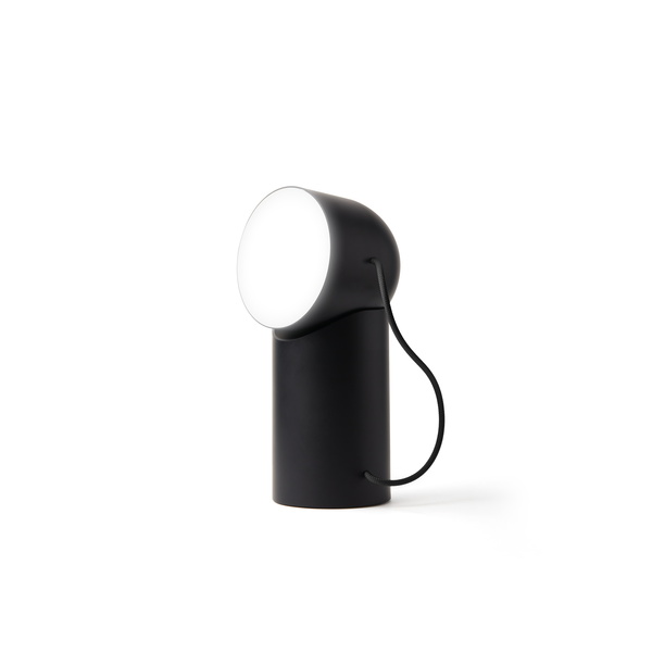 Portable LED lamp with moving head - Black Portable LED lamp with moving head - Black
