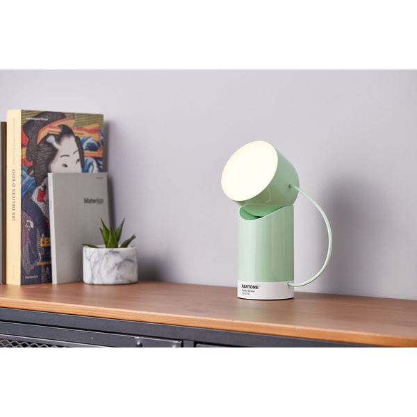 Lexon x Pantone | Portable LED lamp with moving head - Pastel Green - 1 Lexon x Pantone | Portable LED lamp with moving head - Pastel Green - 1
