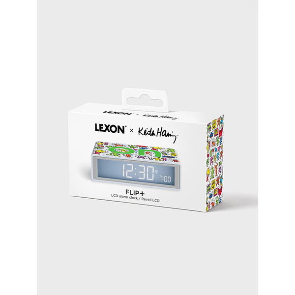 Lexon x Jean-Keith Haring | Flip+ Alarm Clock - Happy W - 2 Lexon x Jean-Keith Haring | Flip+ Alarm Clock - Happy W - 2