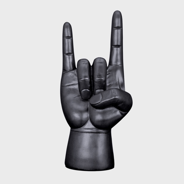 Headphone Display Rock On - Black - 3 Headphone Display Rock On - Black - 3