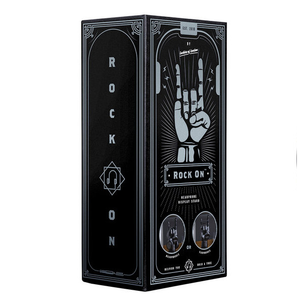 Headphone Display Rock On - Black - 5 Headphone Display Rock On - Black - 5
