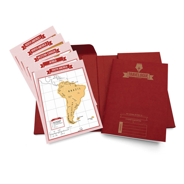 Ημερολόγιο Ταξιδιών Travelogue Red Edition Ημερολόγιο Ταξιδιών Travelogue Red Edition