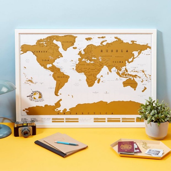 Παγκόσμιος Χάρτης Scratch Map®