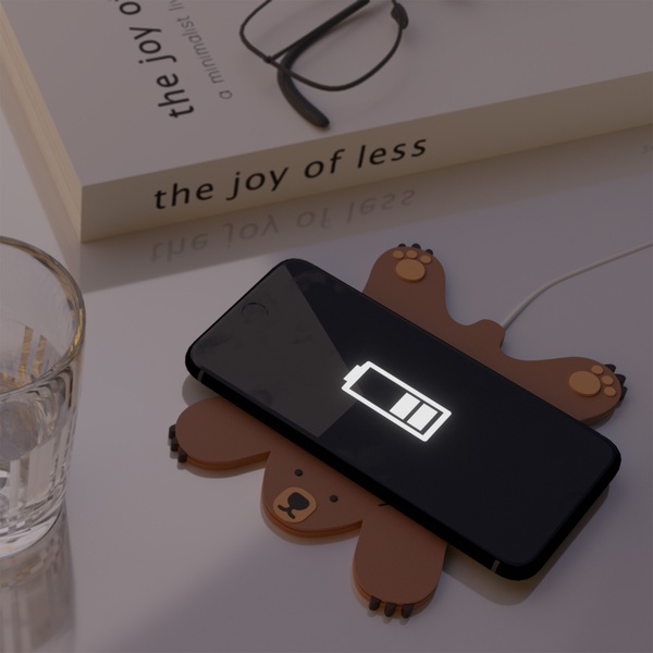 Wireless Φορτιστής Smartphone - Bear - 2