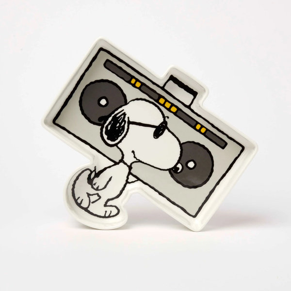 Peanuts Πιάτο σε Σχήμα - Boom Box - 1 Peanuts Πιάτο σε Σχήμα - Boom Box - 1
