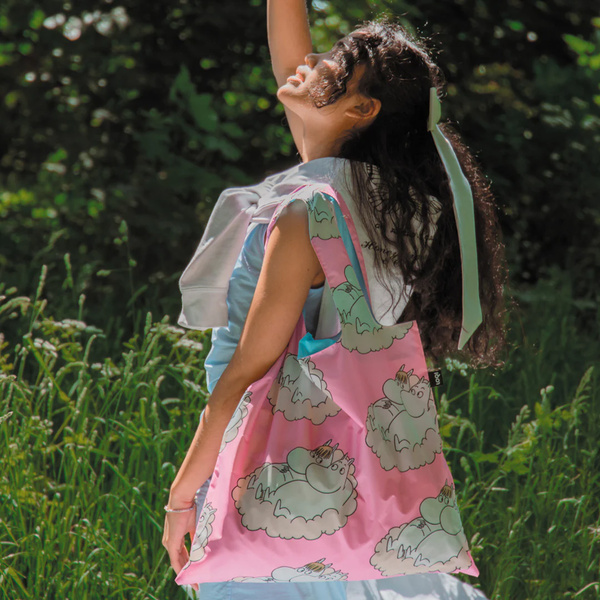 LOQI Bag Recycled | MOOMIN - Cloud - 3 LOQI Bag Recycled | MOOMIN - Cloud - 3