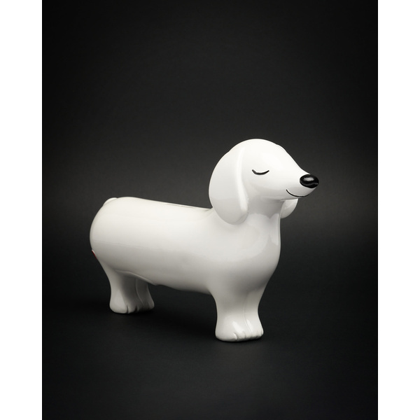 Resin Money Bank Dante White Resin Money Bank Dante White