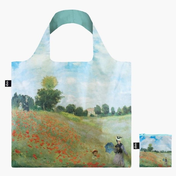 LOQI Bag Recycled | CLAUDE MONET - Wild Poppies - 1