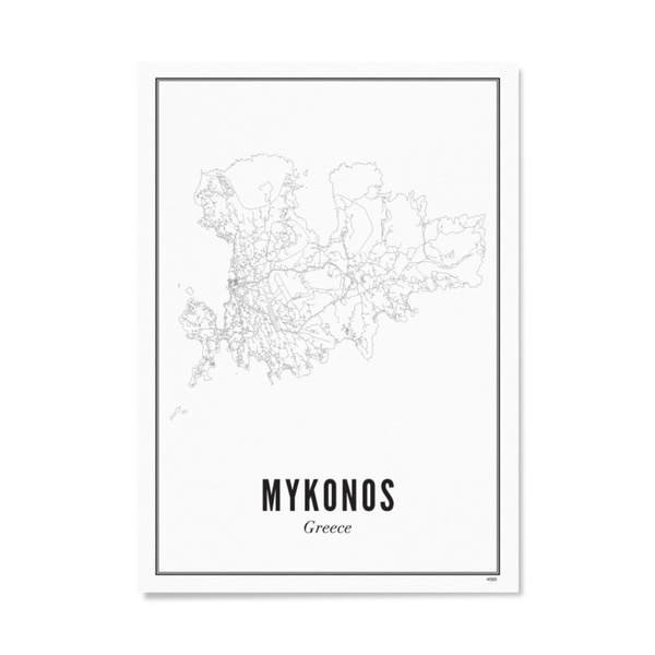 MYKONOS ISLAND /KOKER  A3 30X40 CM