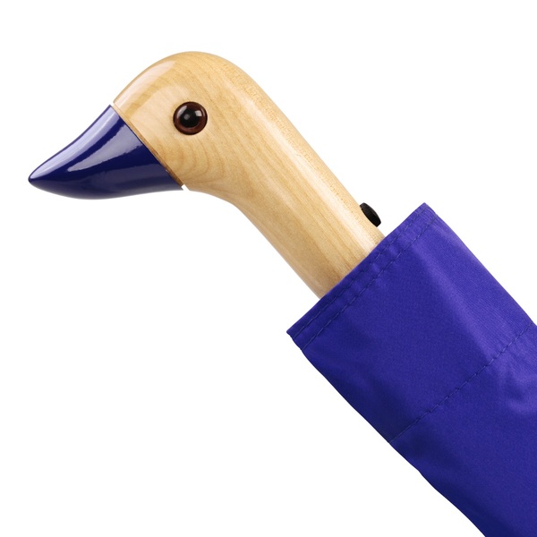 Royal Blue Compact Duck Umbrella