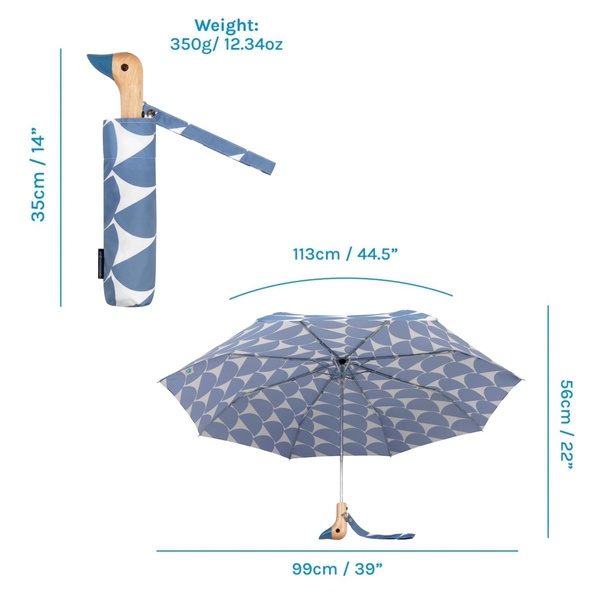Denim Moon Compact Umbrella - 3