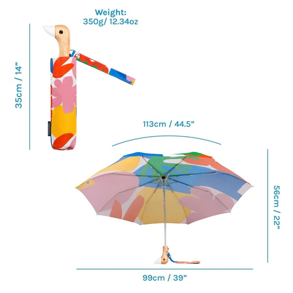 Matisse Print Compact Duck Umbrella - 4