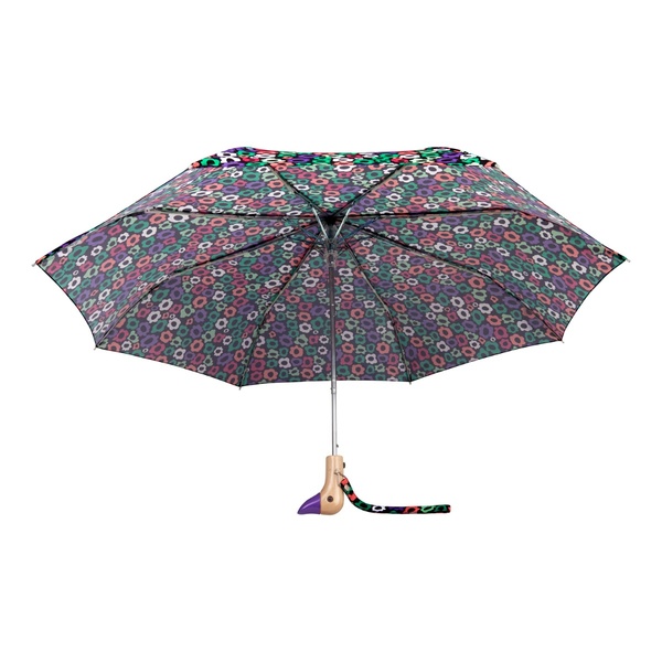 Original Duckhead Umbrella - Flower Maze, Split with Handmade Duck Handle - 2 Original Duckhead Umbrella - Flower Maze, Split with Handmade Duck Handle - 2