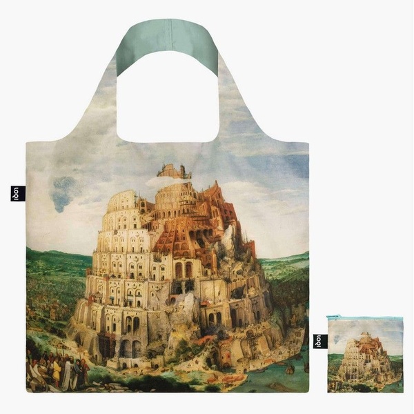 LOQI Bag Recycled | PIETER BRUEGEL THE ELDER - Tower of Babel - 1 LOQI Bag Recycled | PIETER BRUEGEL THE ELDER - Tower of Babel - 1