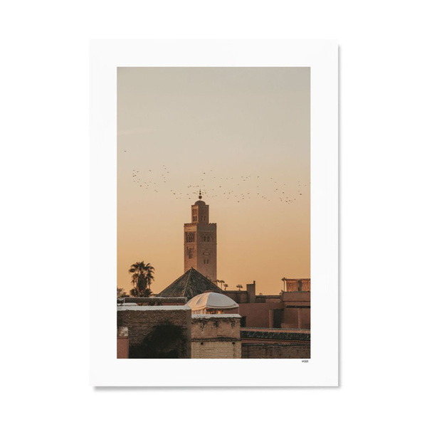 Marrakech - Sunset Print - A4 (21 x 30cm)