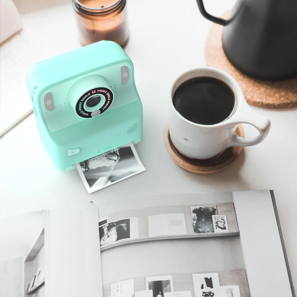 Camera Polaroid PixiPrint - Click & Print - Torquoise - 3 Camera Polaroid PixiPrint - Click & Print - Torquoise - 3