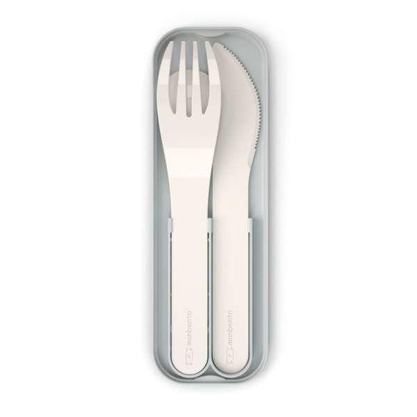Cutlery Set MB Pocket Color - Natural Cream Cutlery Set MB Pocket Color - Natural Cream
