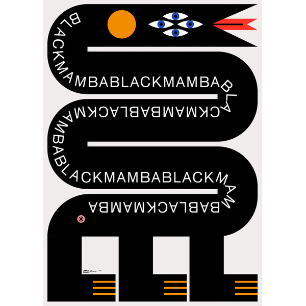 Poster Black Mamba (50x70) Poster Black Mamba (50x70)