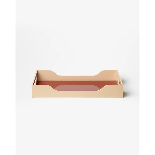 Lacquered Tray - Swell, Maroon/Pink M - 4 Lacquered Tray - Swell, Maroon/Pink M - 4