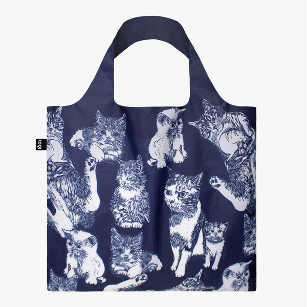 LOQI Bag Recycled | Cats - 1