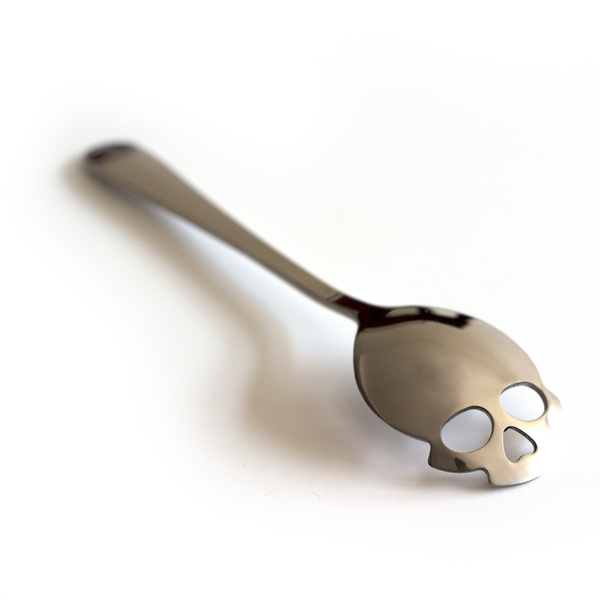 Sugar Spoon - Skull - 1 Sugar Spoon - Skull - 1
